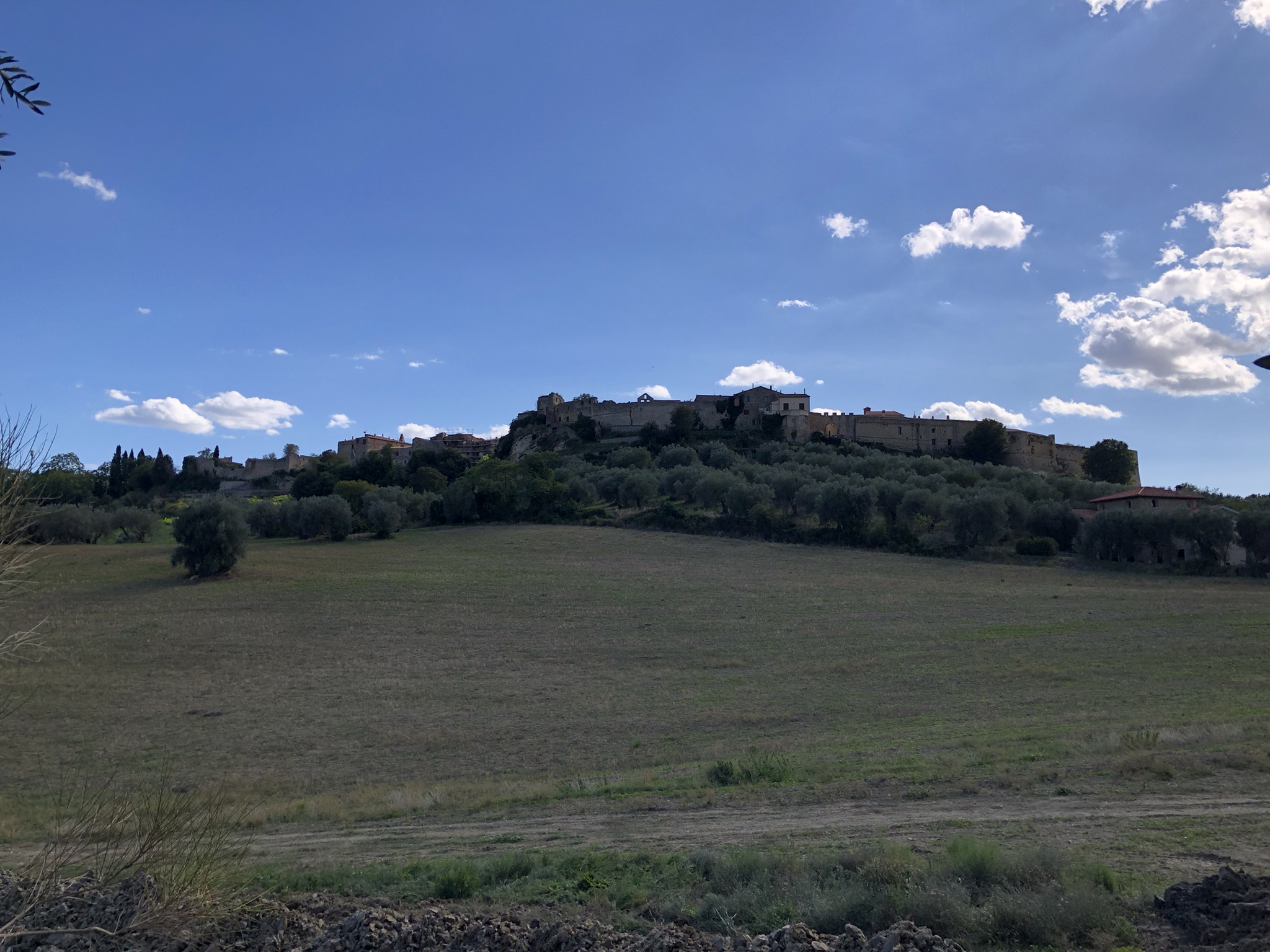 VISTA DELLE MURA DI MAGLIANO IN TOSCANA